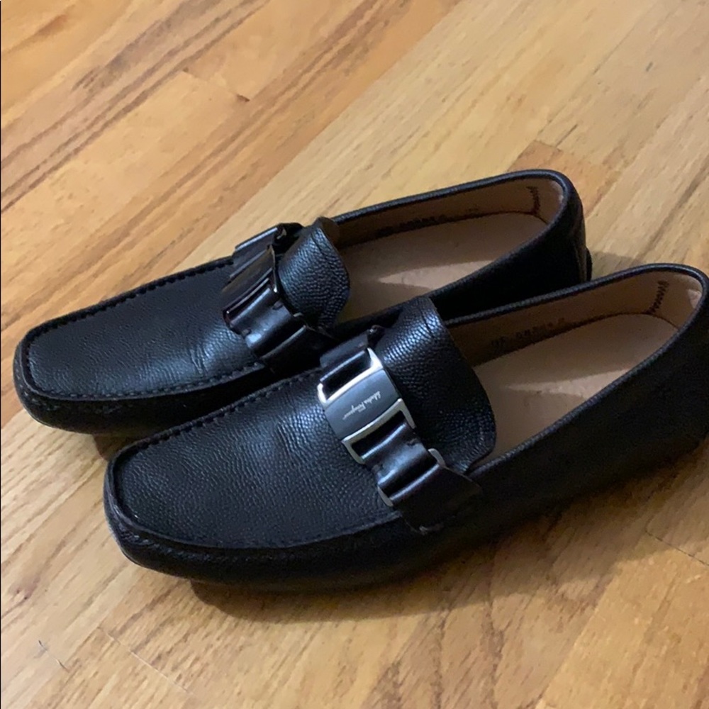 Salvatore Ferragamo Loafers-Genuine Leather.